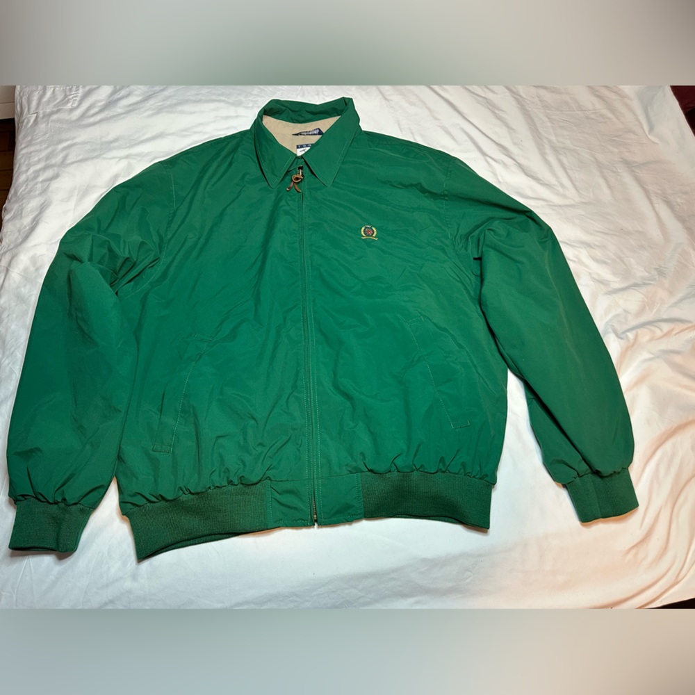 Tommy Hilfiger Green Windbreaker Jacket - Picture 3 of 16